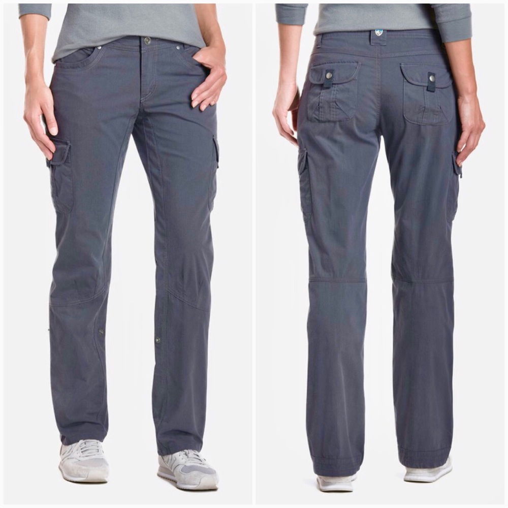 KUHL Legendary Convertible Outdoor Hiking Pants Roll Up Women’s Size 8